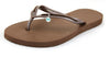 Brown Flip Flops